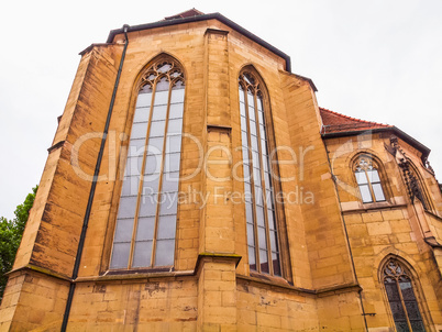 Stiftskirche Church, Stuttgart HDR