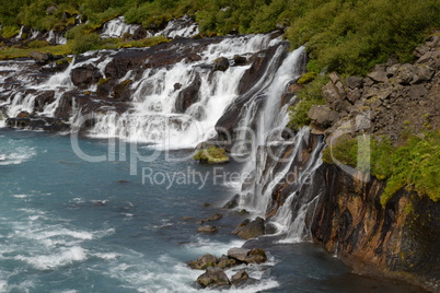 Hraunfossar, Island