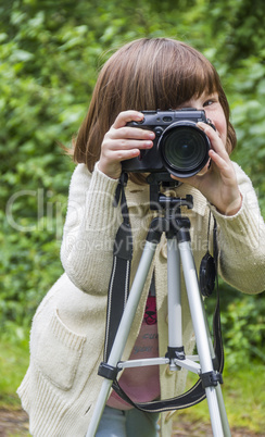 shooting little girl