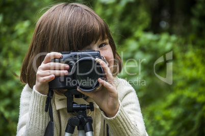 shooting little girl