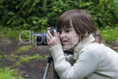 shooting little girl