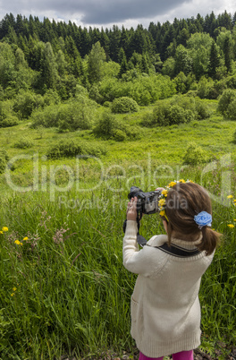 shooting little girl