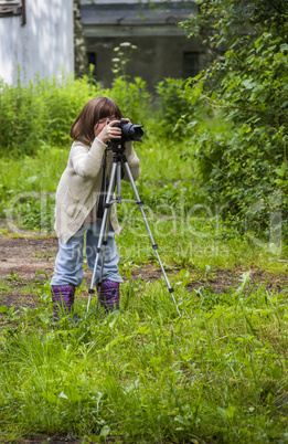 shooting little girl