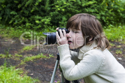 shooting little girl