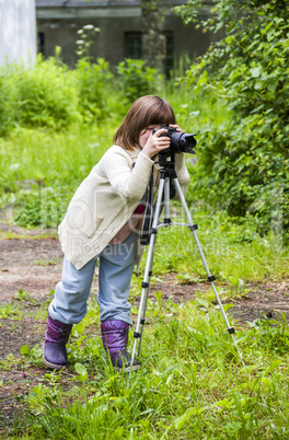 shooting little girl