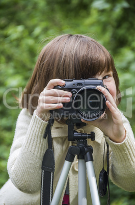 shooting little girl