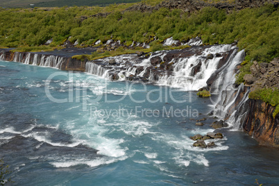 Hraunfossar, Island