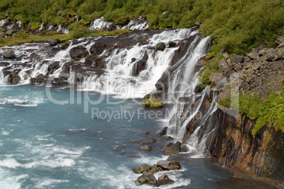 Hraunfossar, Island