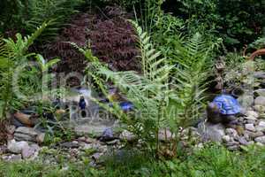 Brunnen in einem Garten