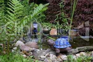 Brunnen in einem Garten