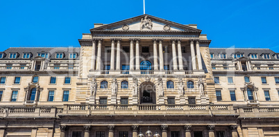 Bank of England in London HDR