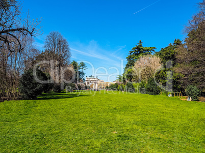 Parco Sempione in Milan HDR