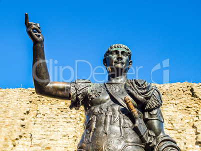 Emperor Trajan Statue HDR