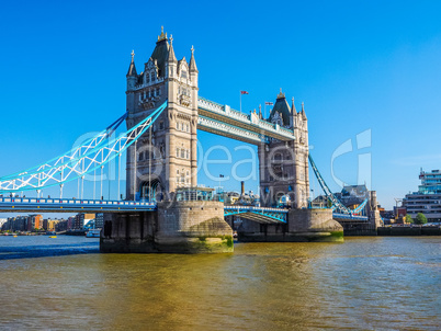 Tower Bridge in London HDR