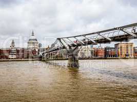 River Thames North Bank, London HDR