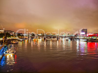 River Thames in London HDR