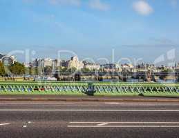 Westminster Bridge in London HDR