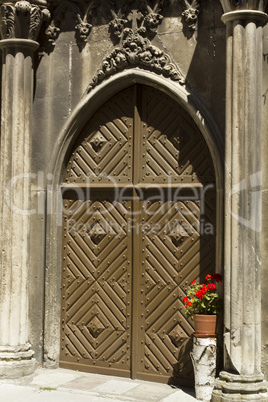 Entrance of a church