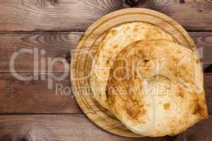 Traditional uzbek flatbread