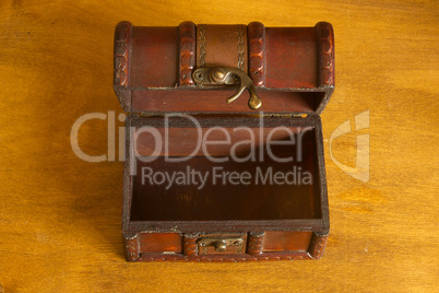 Old treasure chest or box