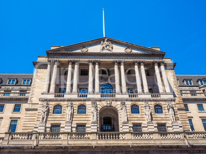 Bank of England in London HDR