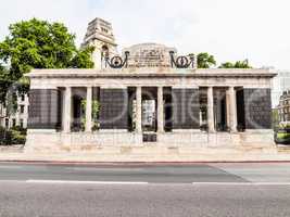 Tower Hill Memorial, London HDR