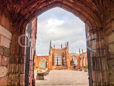 Coventry Cathedral ruins HDR