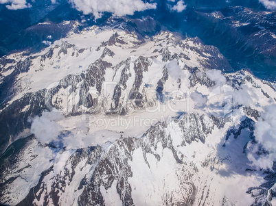 Alps glacier HDR