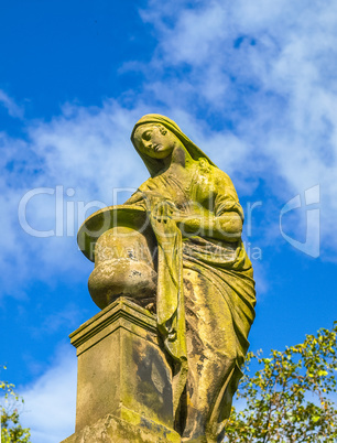 Glasgow cemetery HDR