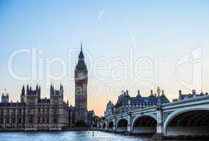 Houses of Parliament in London HDR