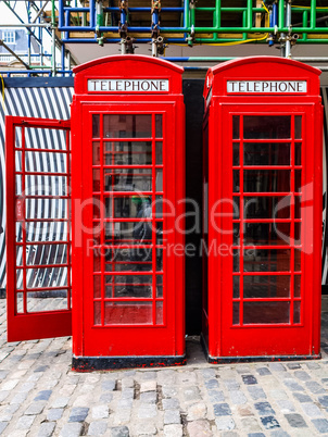 London telephone box HDR