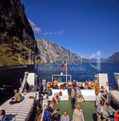 Tourist Boat, Nerov Fjord, Norway