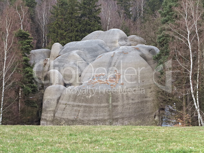 Interesting rock formation  - Elephant Rocks