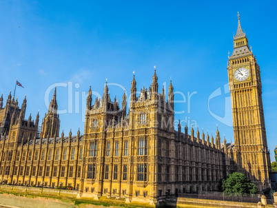 Houses of Parliament in London HDR