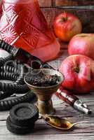 hookah and apple