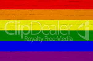 Lesben- und Schwulenbewegung Flagge