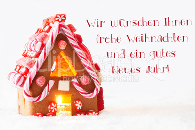 Gingerbread House, Weihnachten Neues Jahr Means Christmas New Year