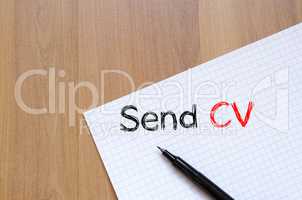 Send cv on notebook