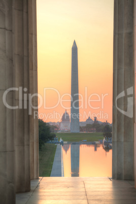 Washington Memorial monument in Washington, DC