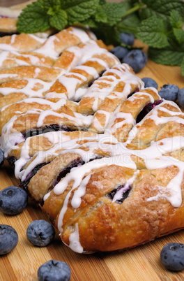 Pie  with blueberry