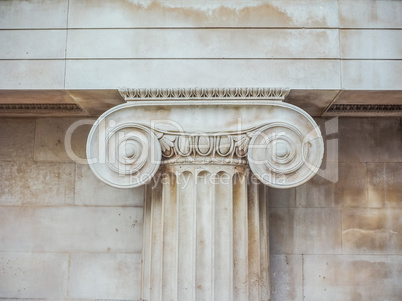 Ionic capital HDR