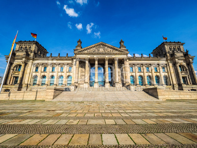 Reichstag parliament in Berlin HDR