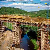 Bridge construction, Sweden