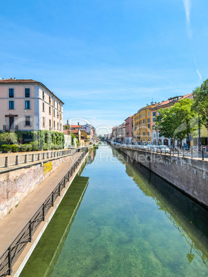 Naviglio Grande, Milan HDR