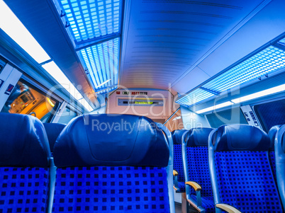 German regional train HDR