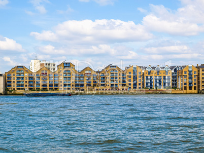 London docks HDR