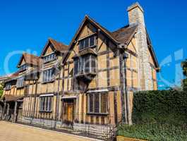 Shakespeare birthplace in Stratford upon Avon HDR