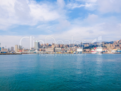 Harbour Genoa Italy HDR