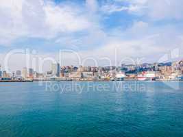 Harbour Genoa Italy HDR