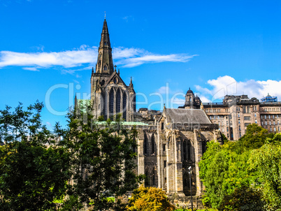 Glasgow cathedral HDR